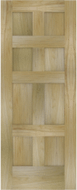 Flat  Panel   Madison  Poplar  Doors